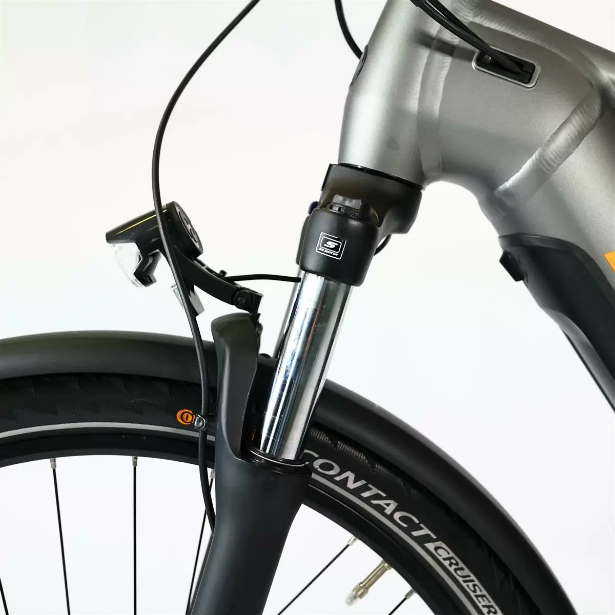 Used Bike Yucatan X8 High 27.5'' 100mm 8v 720Wh Yamaha PW-S2 Grey/Orange 2024 Size M #2