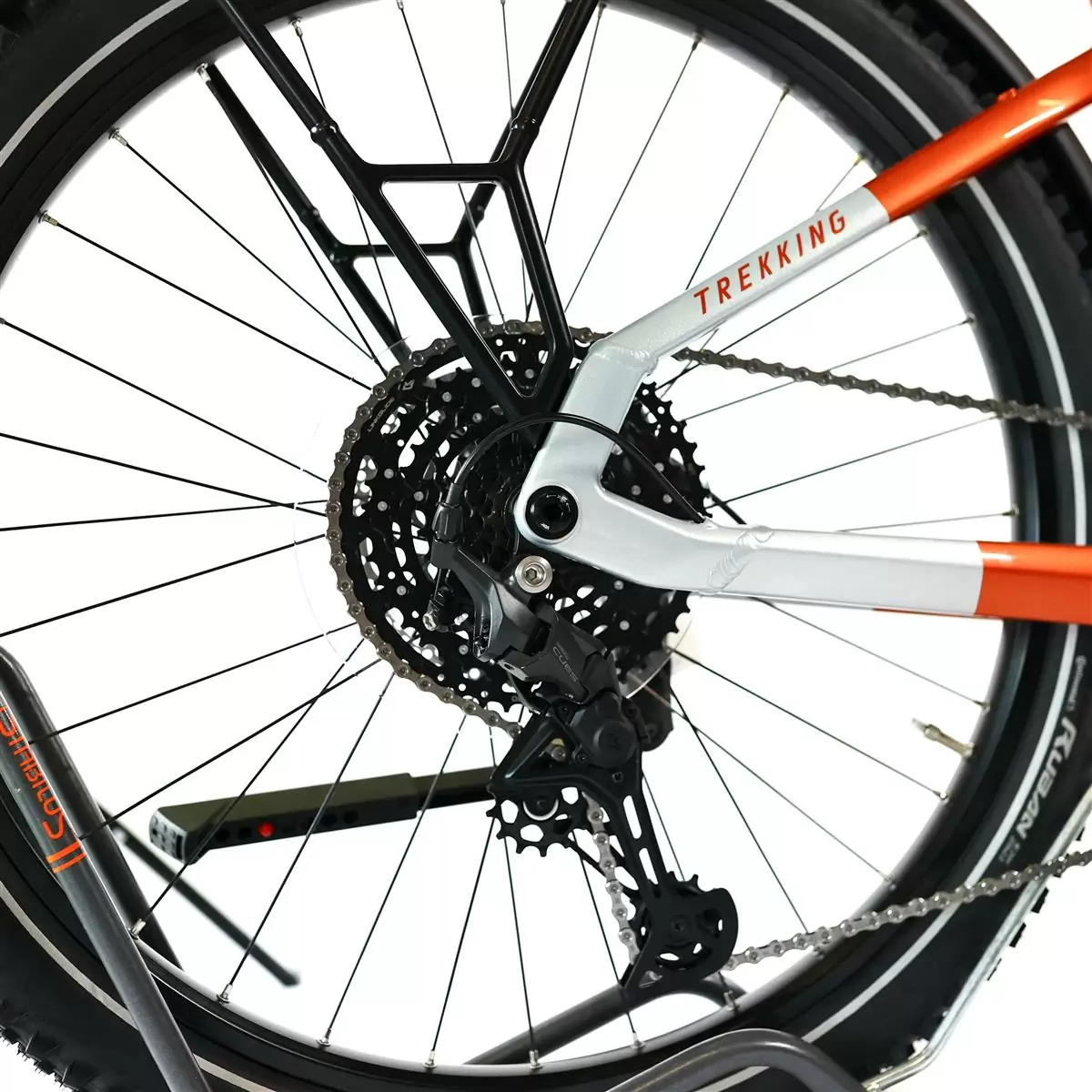 Trekking 4 High 27.5'' 100mm 10v 720wh Yamaha PW-S2 Orange/Silver 2025 Size XL #3