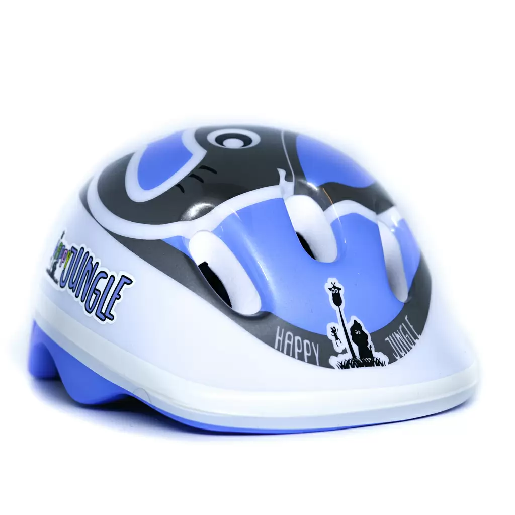 Girl's cycle helmet Happy Jungle model light blue size XS - image