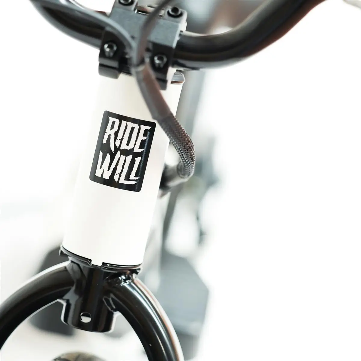 Bicicletta e-bike Pedagogica Ride-Wheel 2-4 Anni 12'' 50Wh Bianco #6