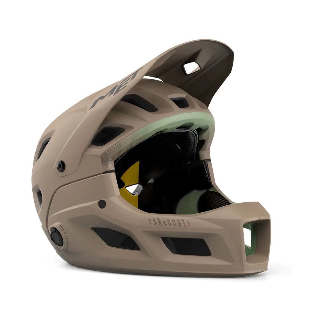 Casco Integrale Con Mentoniera Removibie Parachute MCR Mips Fungi Opaco Taglia S (52-56cm) - image