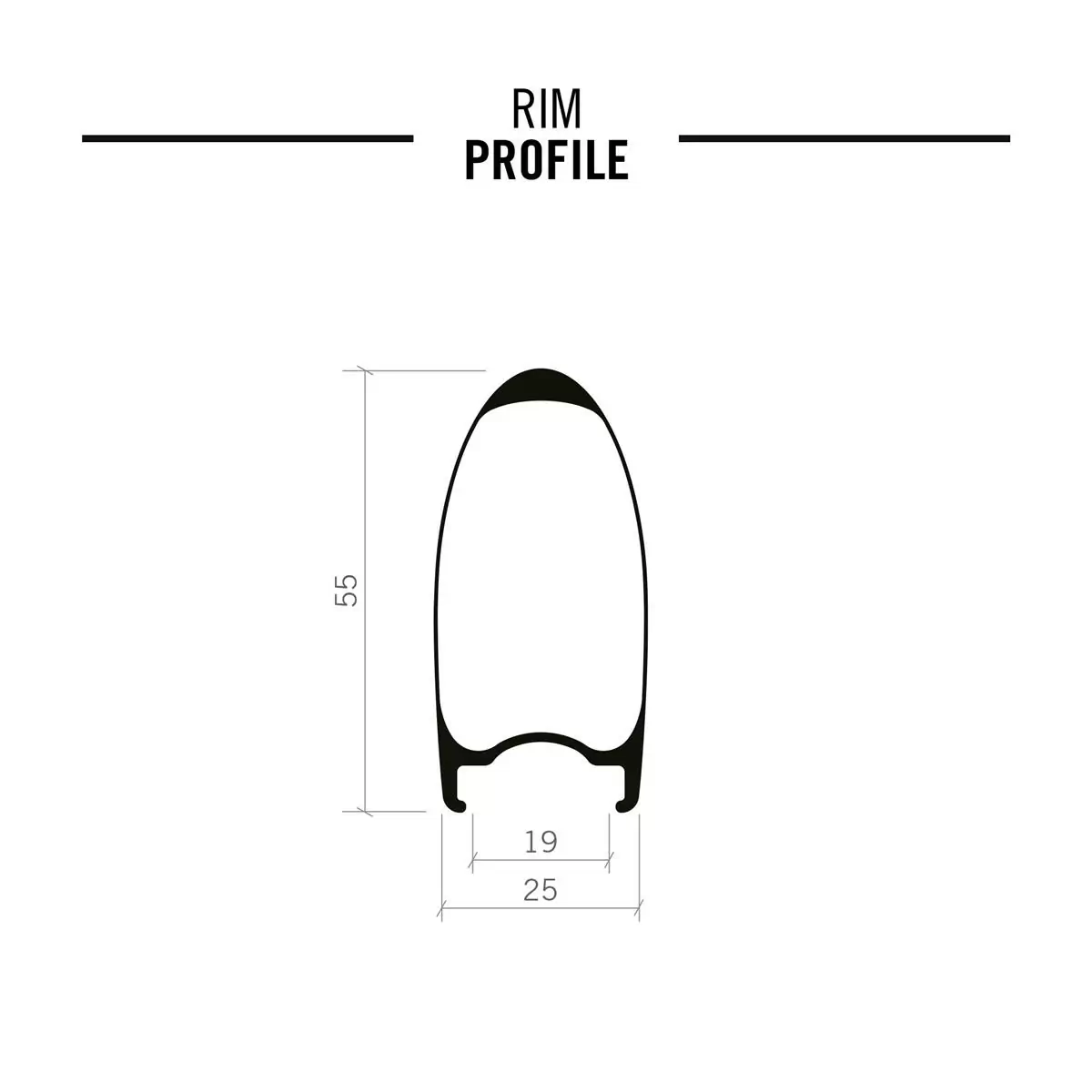 Coppia ruote METRON 55 SL Tubolari 55mm per Shimano 10/11 v #3