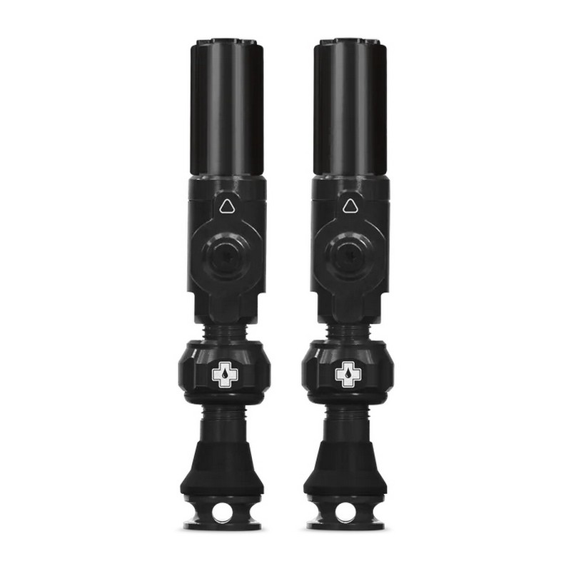 Coppia Valvole Tubeless Big Bore Hybrid Small 30mm Nero