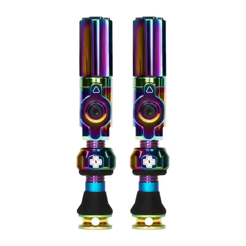 Coppia Valvole Tubeless Big Bore Hybrid Small 30mm Iridescente - image