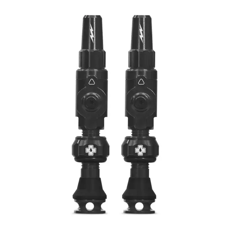 Coppia Valvole Tubeless Big Bore Lite Small 30mm Nero - image