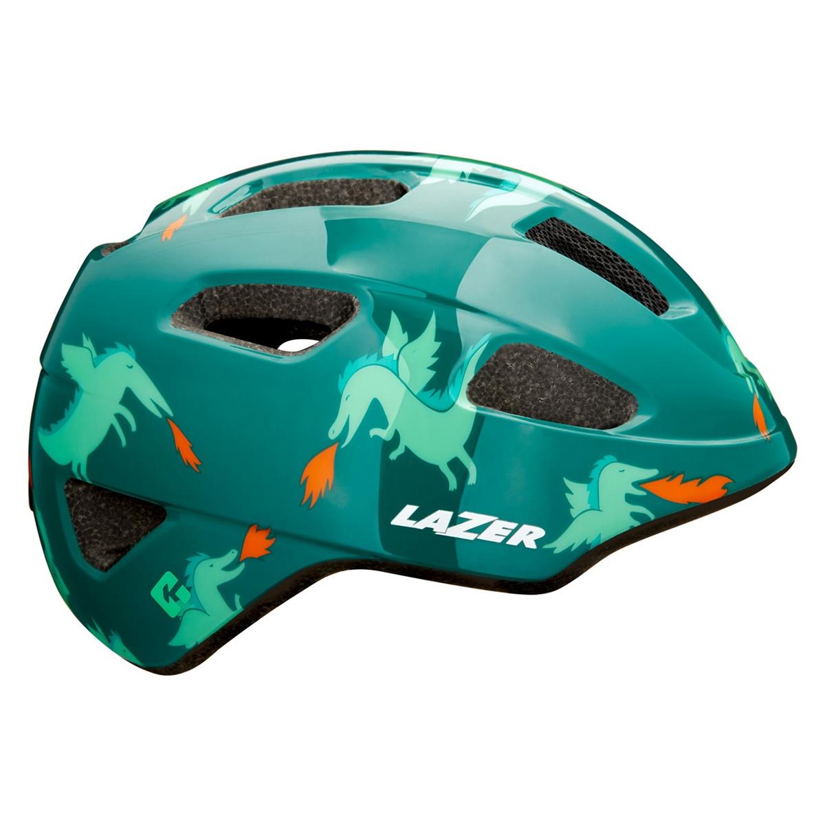 Nutz Kids Helmet KinetiCore CE Dragon Green One Size (50-56cm)