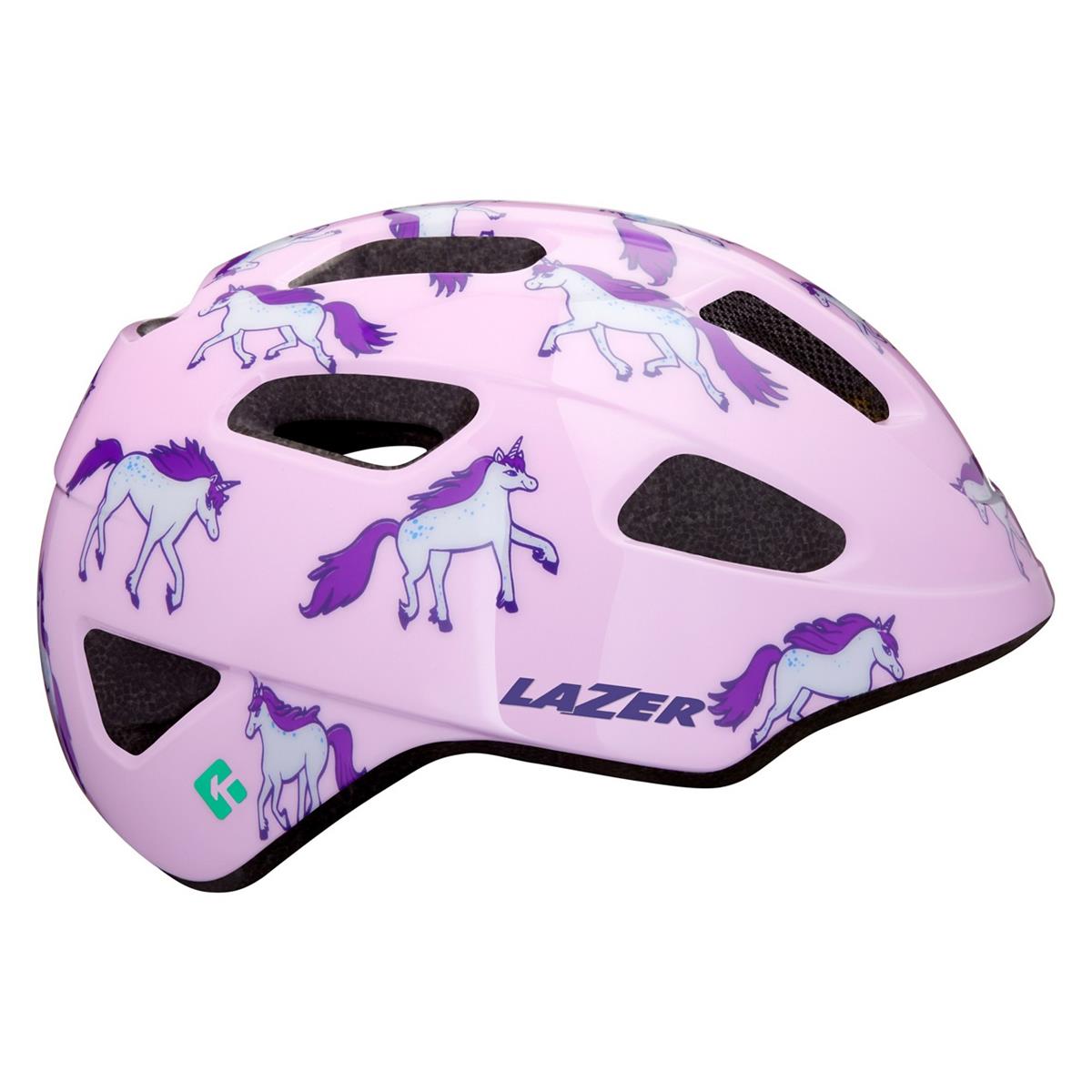 Nutz Kids Helmet KinetiCore CE Unicorn Pink/White One Size (50-56cm)