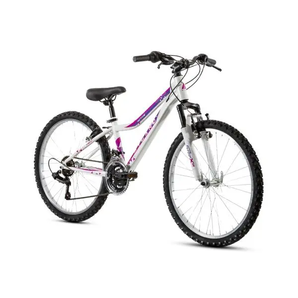 Active 24 Bici Mtb 24'' 6V V-Brake Acciaio Bianco Taglia 24 #1