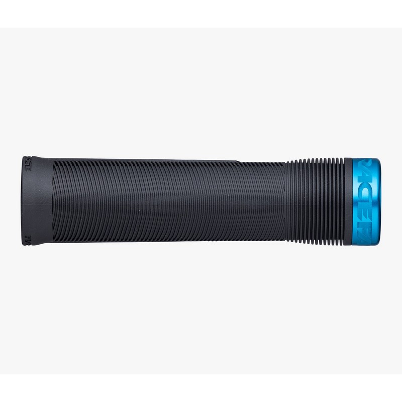Paar MTB Chester 31 mm schwarze/blaue Knöpfe