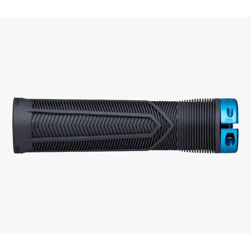Paar MTB Chester 31 mm schwarze/blaue Knöpfe #1
