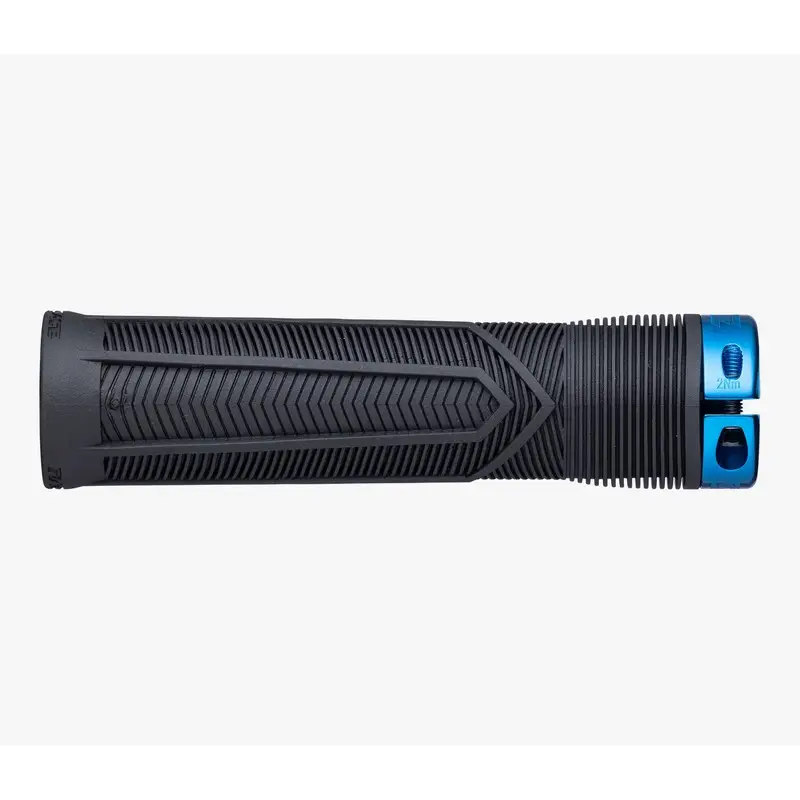Paar Manopole Mtb Chester 34mm schwarz/blau #1