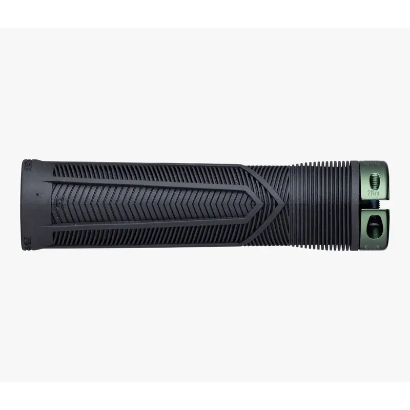 Paar Manopole Mtb Chester 34 mm schwarz/grün #1