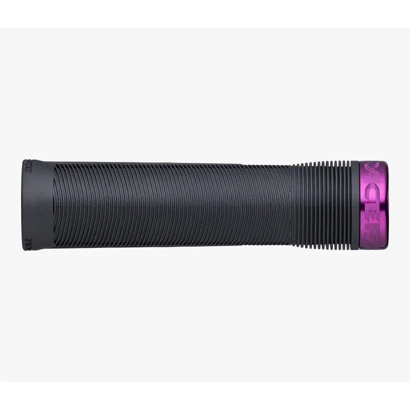 Paar Manopole Mtb Chester 34mm schwarz/Bratsche - image