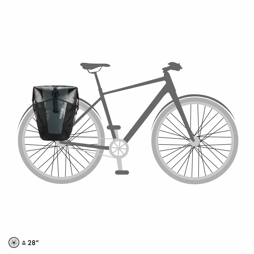 Rear Bikepacking Bags Back-Roller Pro Classic 35L + 35L Black #2