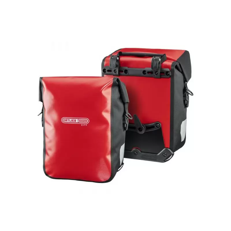 Bags Pair Sport-Roller City 12.5L + 12.5L Black/Red - image