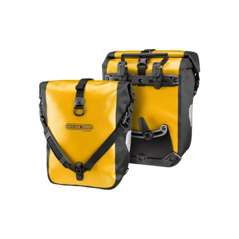 Paire de sacoches porte-bagages Sport-Roller Classic 12.5L + 12.5L Jaune - image