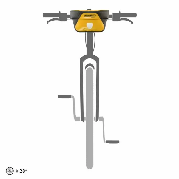 Saco frontal para bikepacking Ultimate Six Classic 5L amarelo #3