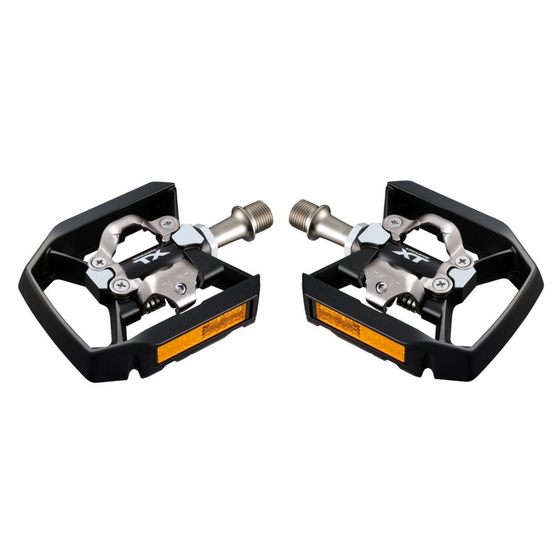 Pair pedals XT Trekking Duo PD-T8000 SPD / flat black