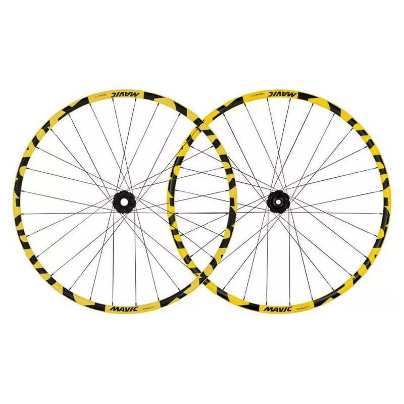 Mavic p00099805 paire de roues vtt deemax dh jaune 29 disque 6 trous