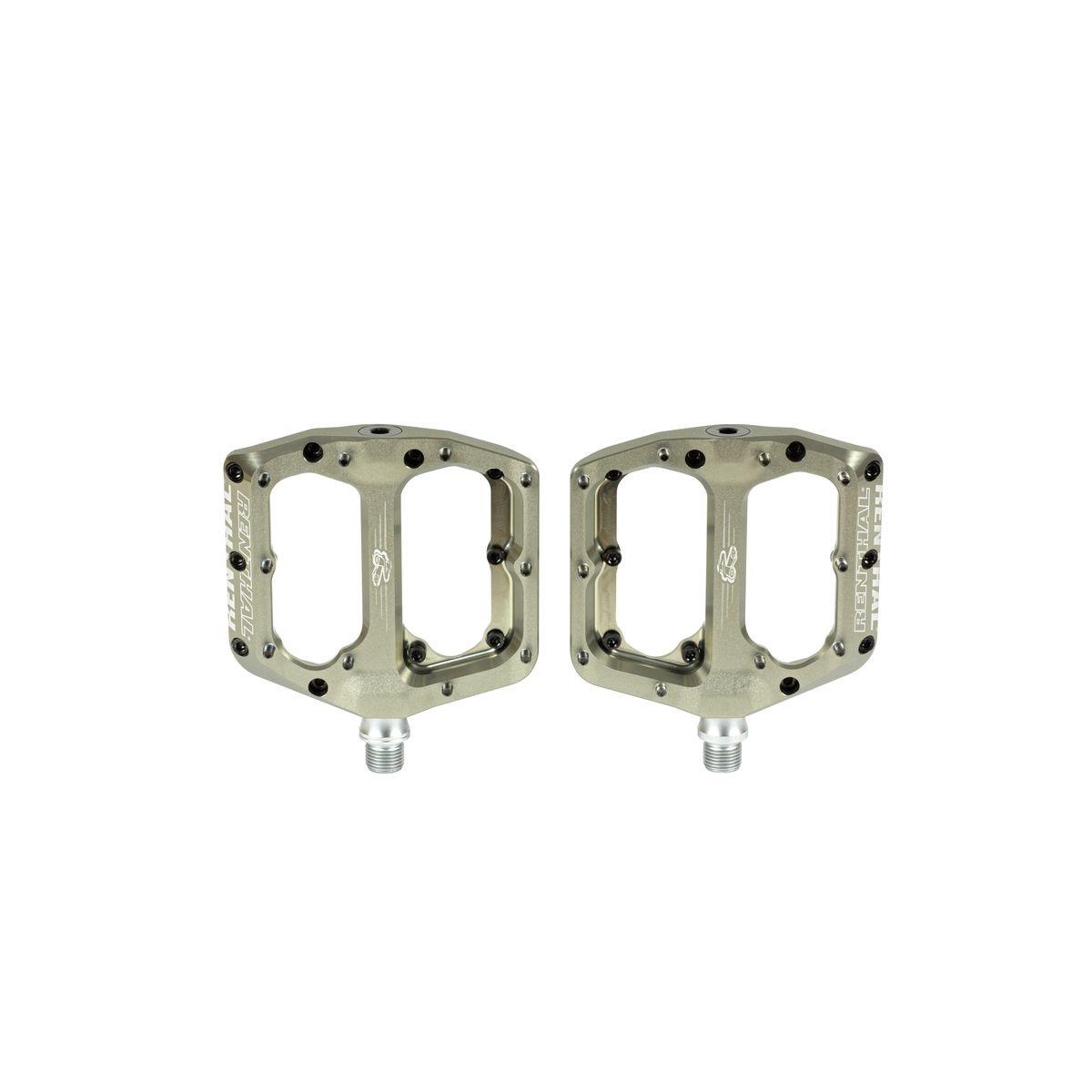 Pair of Revo-F AluGold Flat Pedals