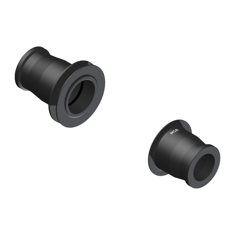 Kit Adattatori Mozzo Posteriore 142/12mm Nero Opaco Corpetto Microspline