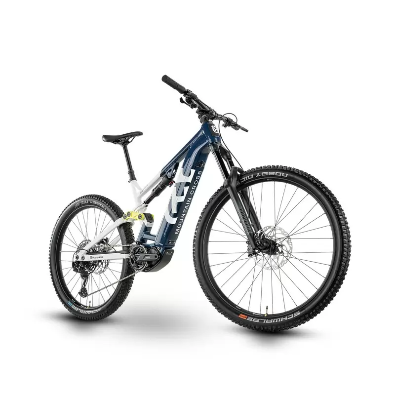 Mountain Cross MC2 27.5'' 150mm 12s 630Wh Shimano EP8 White/Blue 2023 Size S - image