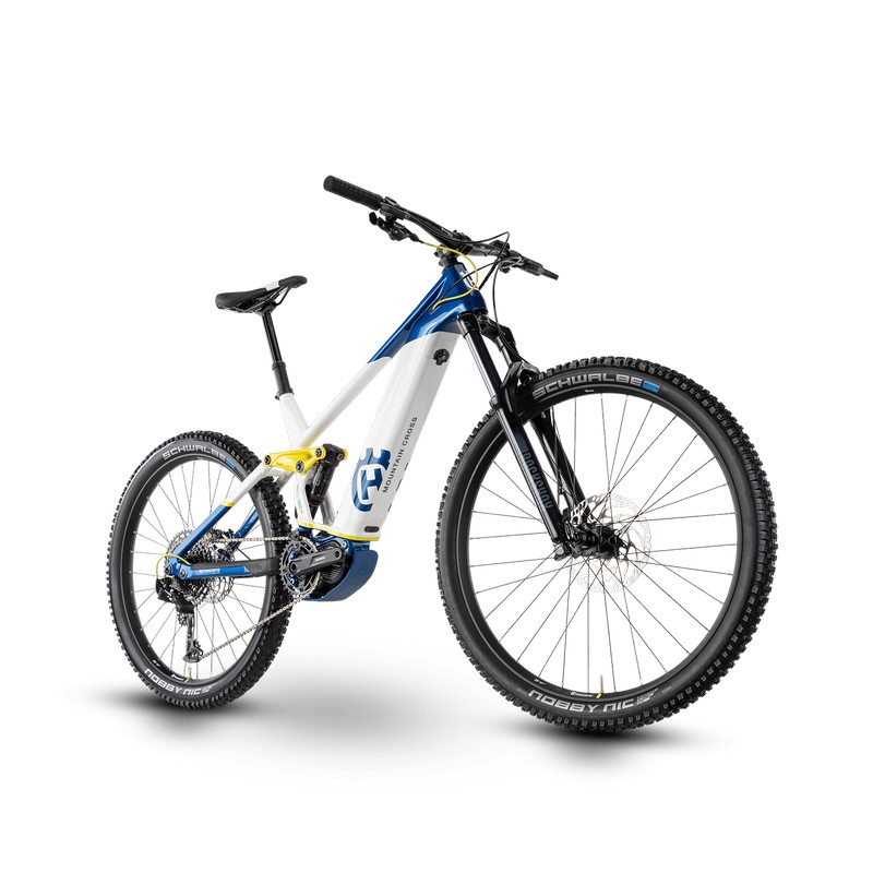 Mountain Cross LE 29/27.5'' 150mm 12v 630Wh Shimano EP8 Bianco/Blu 2024 Taglia S