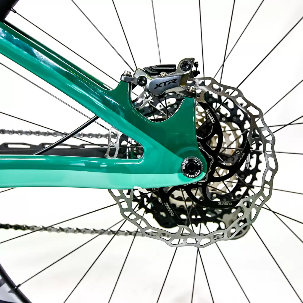 Shuttle LT Team XTR 29'' 170mm 12s 756Wh Shimano EP8 Northern Lights Green 2023 Size XL #3