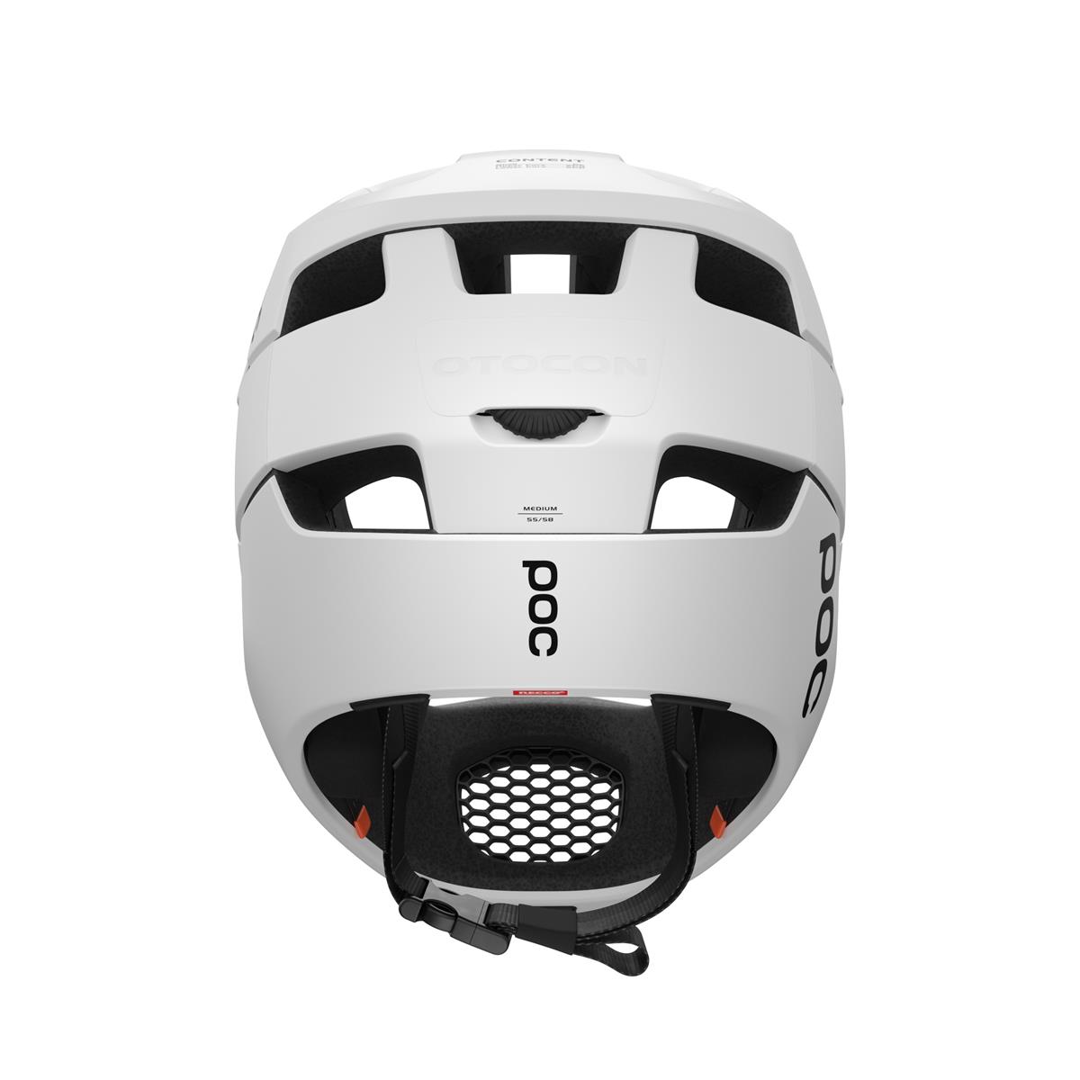 casco integrale mtb otocon hydrogen white matt bianco POC bici