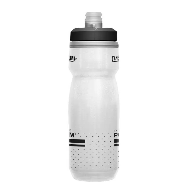 Podium Chill Insulated Water Bottle 620ml White/Black #1