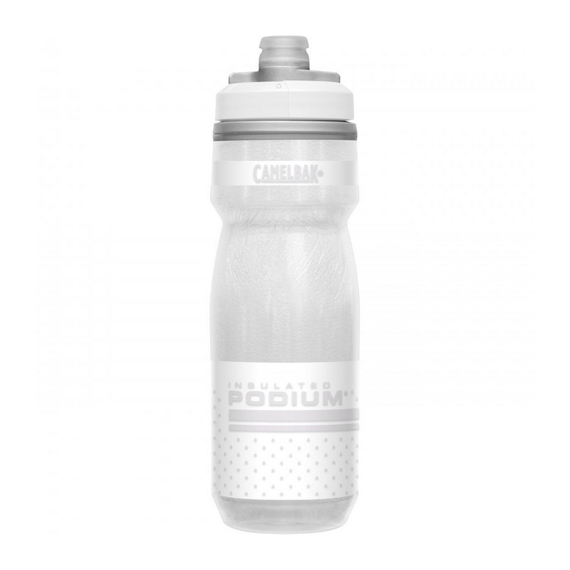 Podium Chill Insulated Water Bottle 620ml Reflective Ghost Clear
