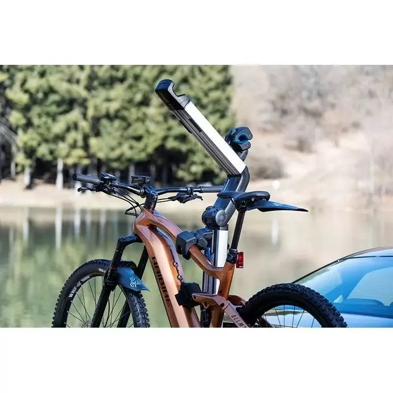 Almada Work-E Tow Hook Bike Carrier For 2 Bikes Foldable - E-bike Compatible #8