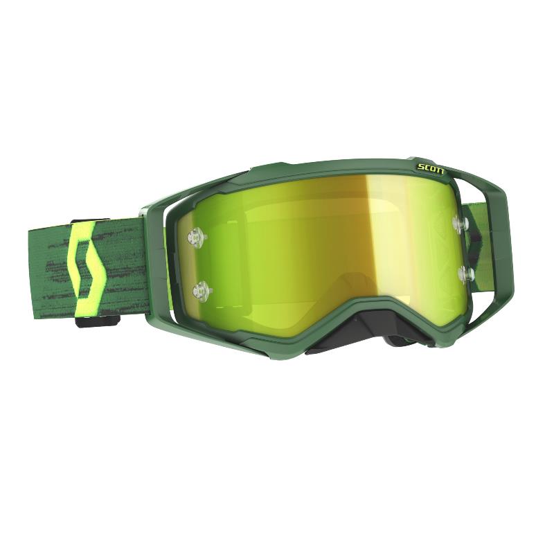 Green Prospect Goggle Yellow Chrome Works lens