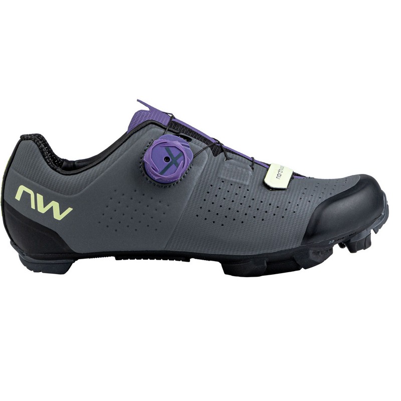 MTB Razer Damen Schuhe Dunkelgrau/Violett Größe 36