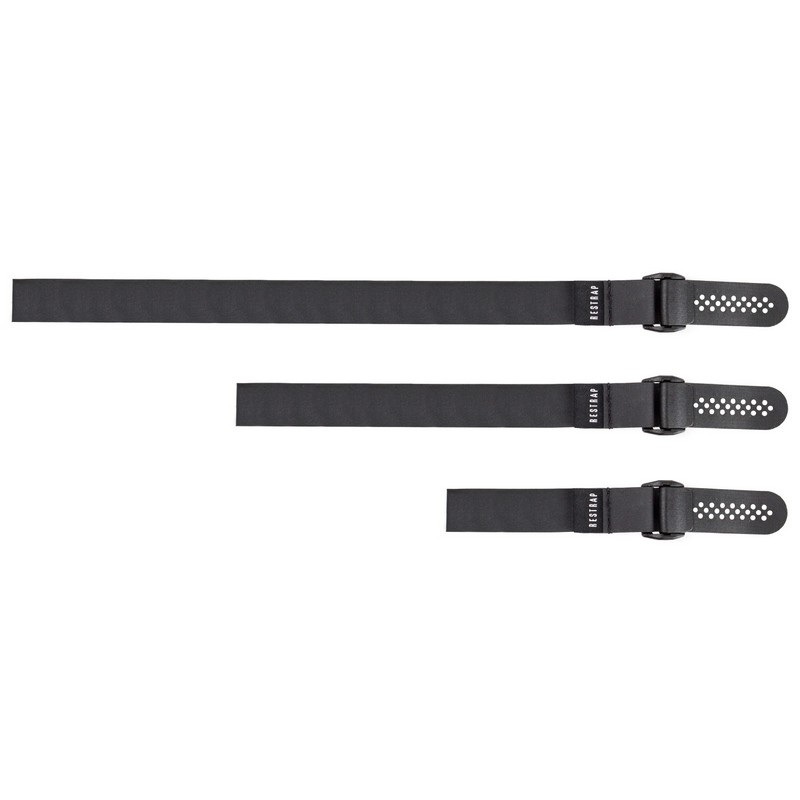 Set Cinghie Fast Straps Mixed 25 / 45 / 65cm Nero