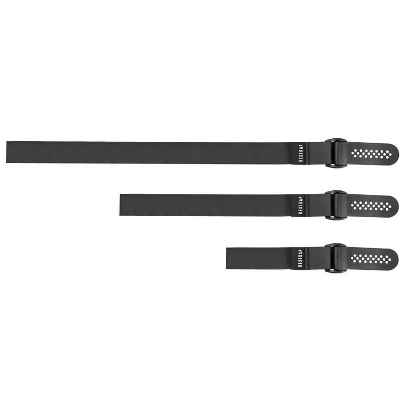 Set Cinghie Fast Straps Mixed 25 / 45 / 65cm Nero - image