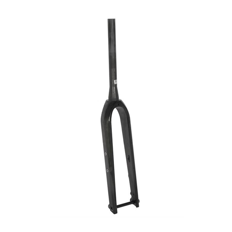 Gravel Fork Full Carbon 28'' 1 1/8'' - 1 1/2'' Flatmount PP12/100 Glossy Finish with Expander