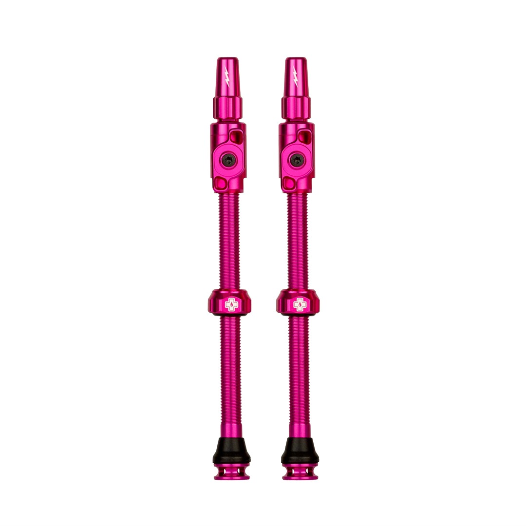 Par Válvulas Tubeless Big Bore Lite XXXL 80mm Rosa