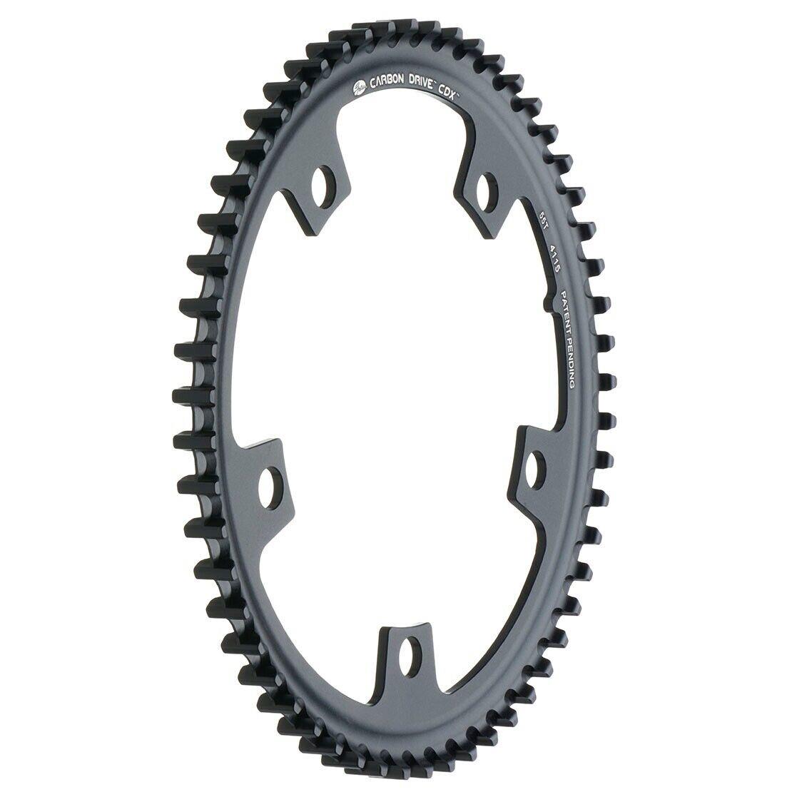 Front crown for CDX 55t belt 5 holes Bolt circle 130mm