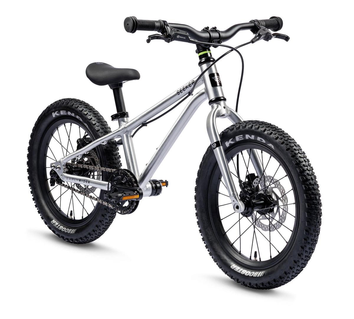 Bicicletta Seeker 16'' Brushed 4-7 Anni 1v Argento
