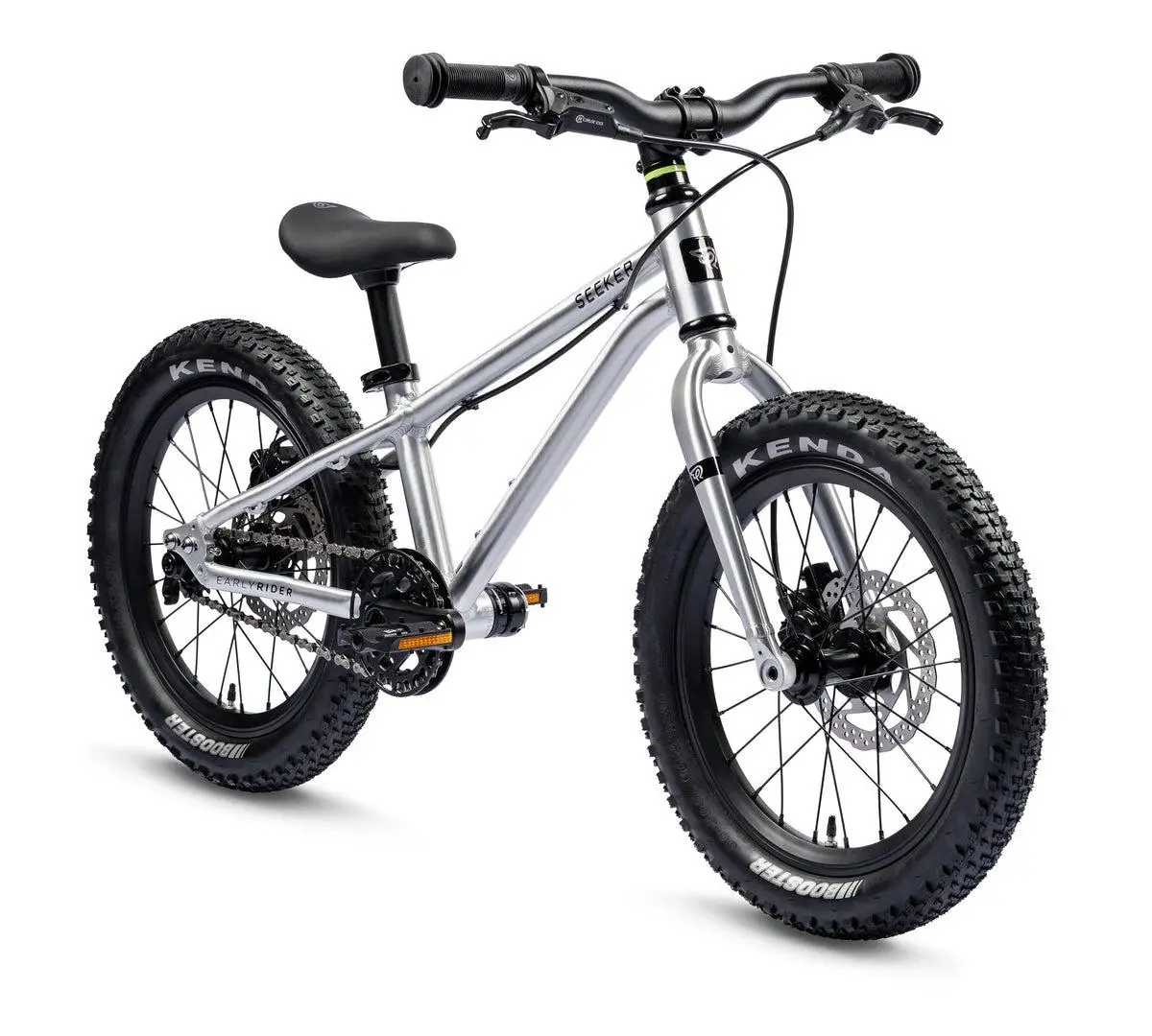 Seeker 16'' Brushed Bike 4-7 Years 1-Speed Silver #1