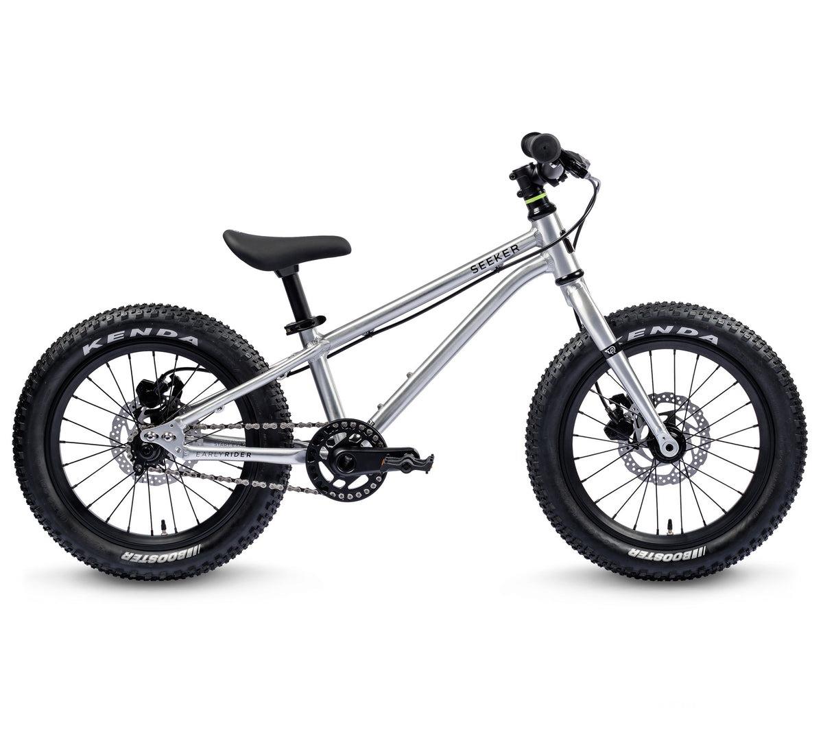 Seeker 16'' Brushed Bike 4-7 Years 1-Speed Silver