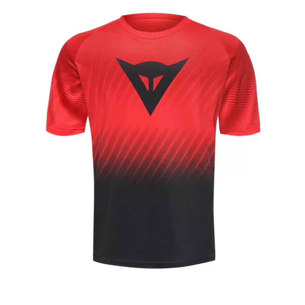 Maillot VTT Scarabeo Manches Courtes SS Rouge/Noir Taille XL (12-14 Ans) - image