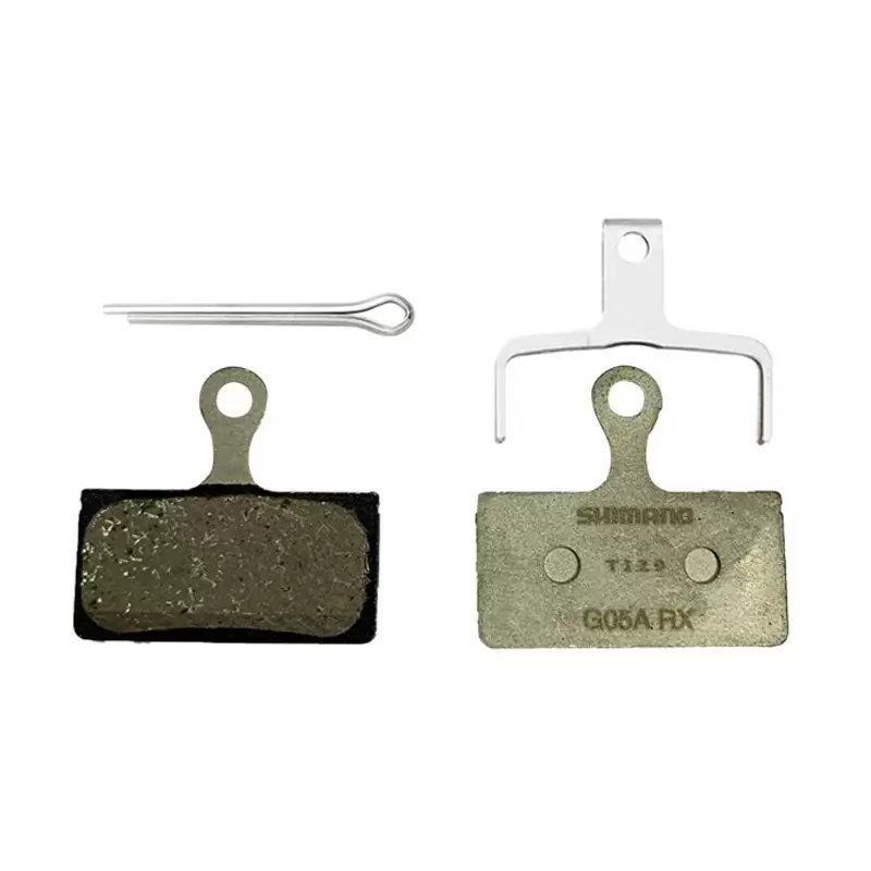 G05A-RX Disc Brake Pads Resin For Dura Ace / Ultegra / 105 - image