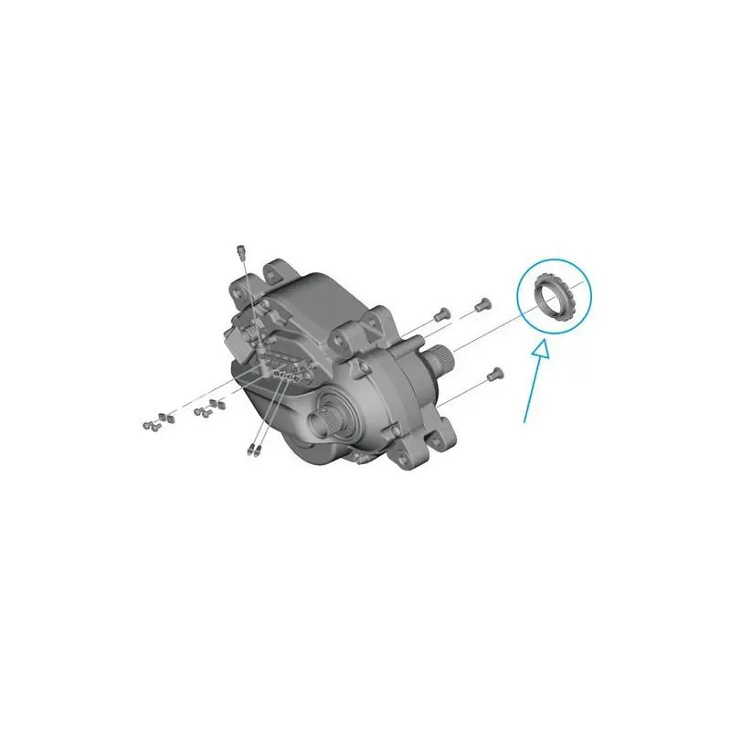 Lockringfixierkrone für Motor du -p801 / du -p600 #1