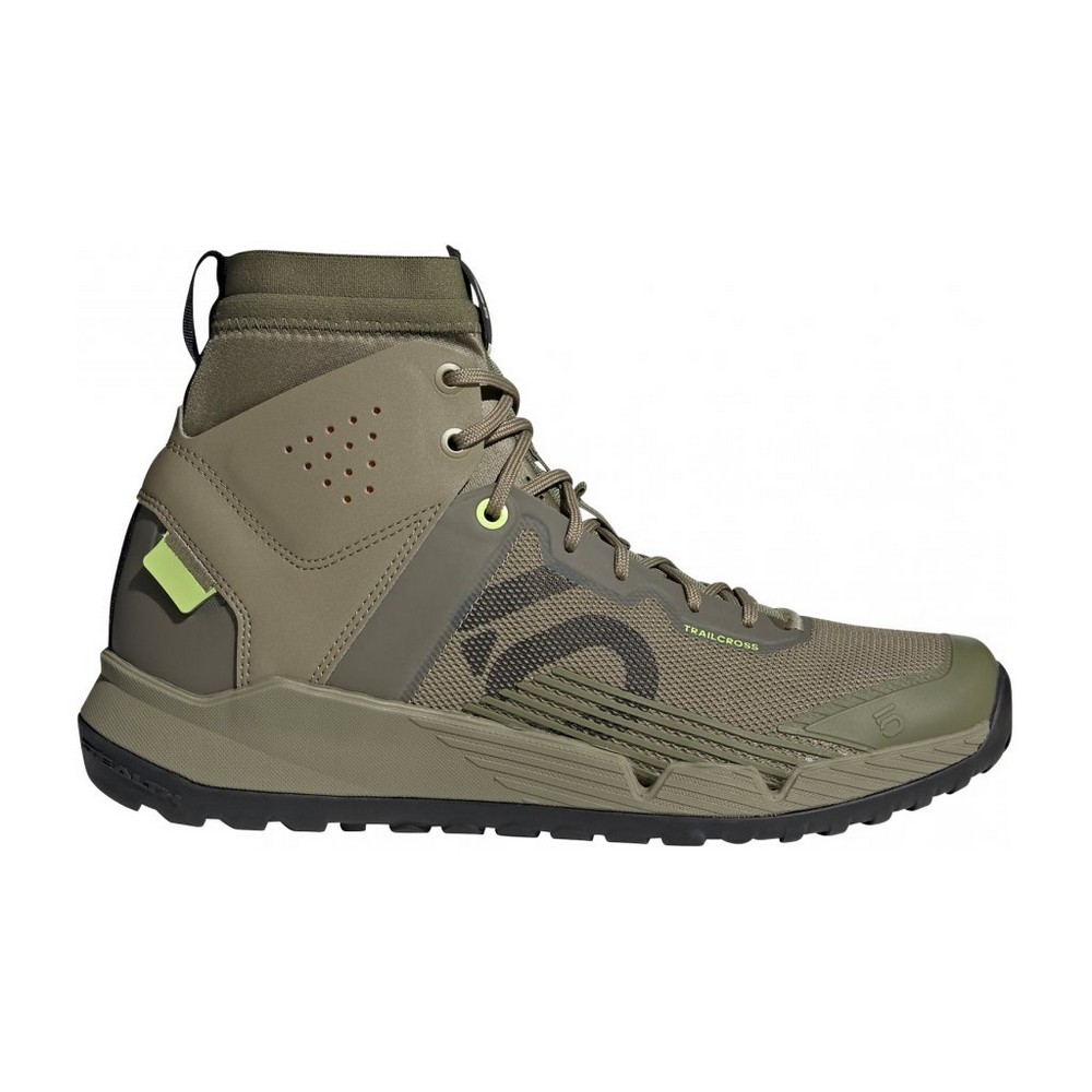MTB Flat Shoes 5.10 Trailcross Mid Pro Green Size 42,5