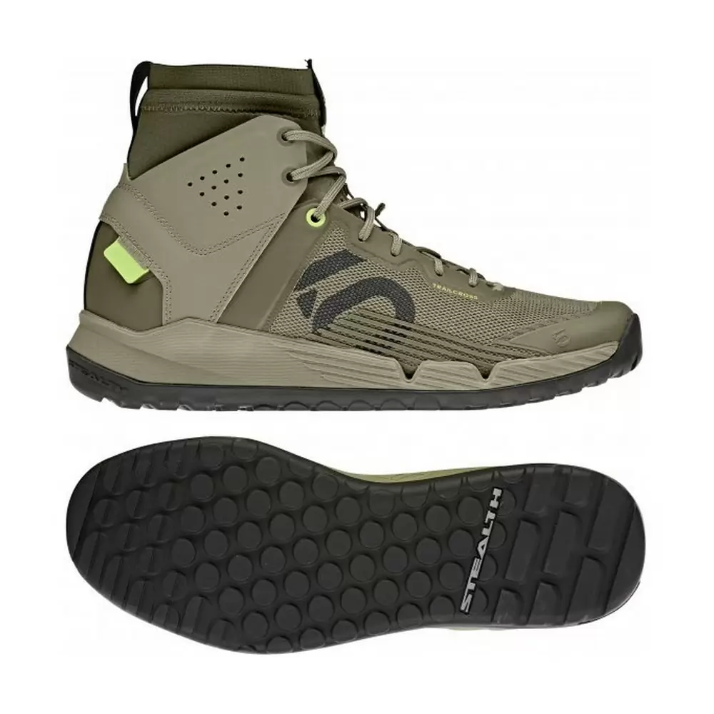 MTB Flat Shoes 5.10 Trailcross Mid Pro Green Size 48 #4