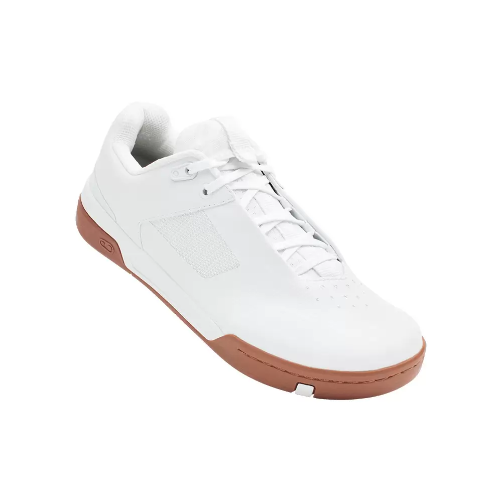 Sapatos de MTB estampados rendados lisos brancos tamanho 37 - image
