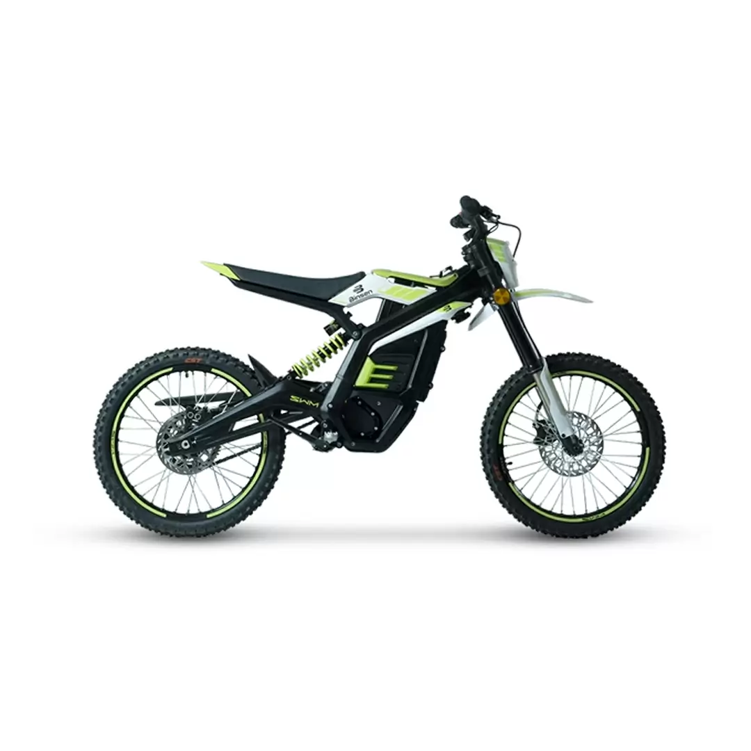 Binsen L1E Dirt Bike Versione Omologabile Bianco/Verde #1