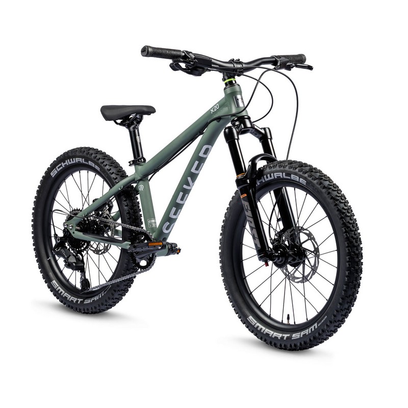 Bici MTB Bambino 6-8 Anni Seeker X 20 20'' 9v Green Taglia Unica
